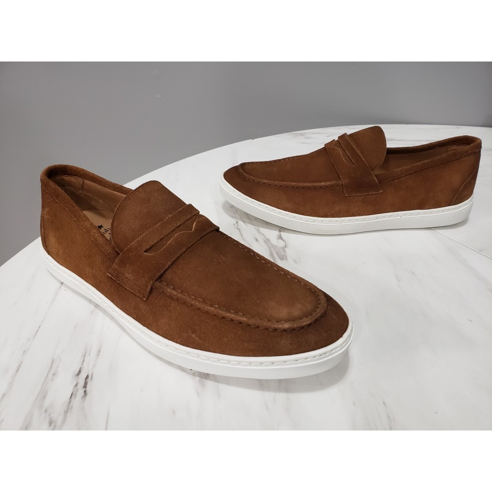 NEW SZ 8.5 Driver Club USA Mens Genuine Leather Brazil New Haven Sneaker Loafer